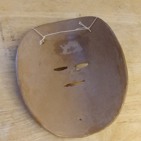 1970s Vintage Clay Folk Art Mask - Picture 5 of 5